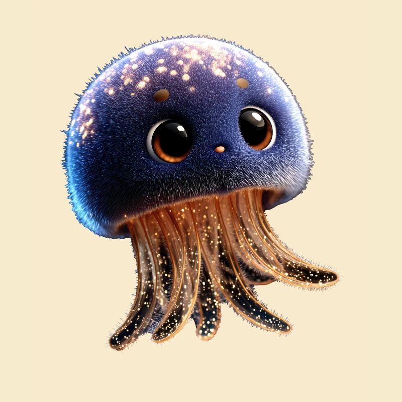 Méduse Méduse de feu Méduse Méduse mignonne