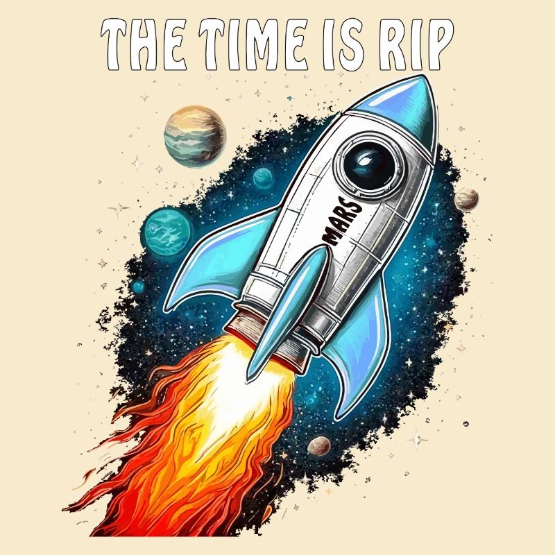 FUSÉE MARS LE TEMPS EST DÉCHIRÉ