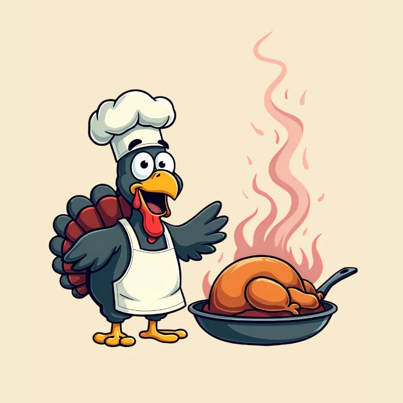 Cuisinier de dinde de Thanksgiving