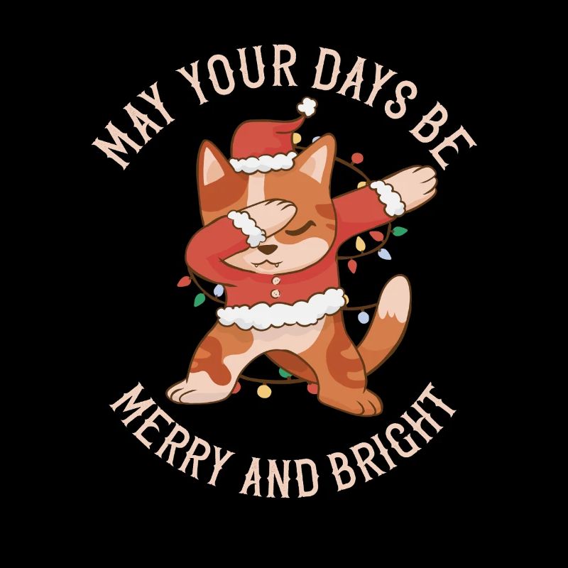 Dabbing Santa Cat - Joyeux Noël