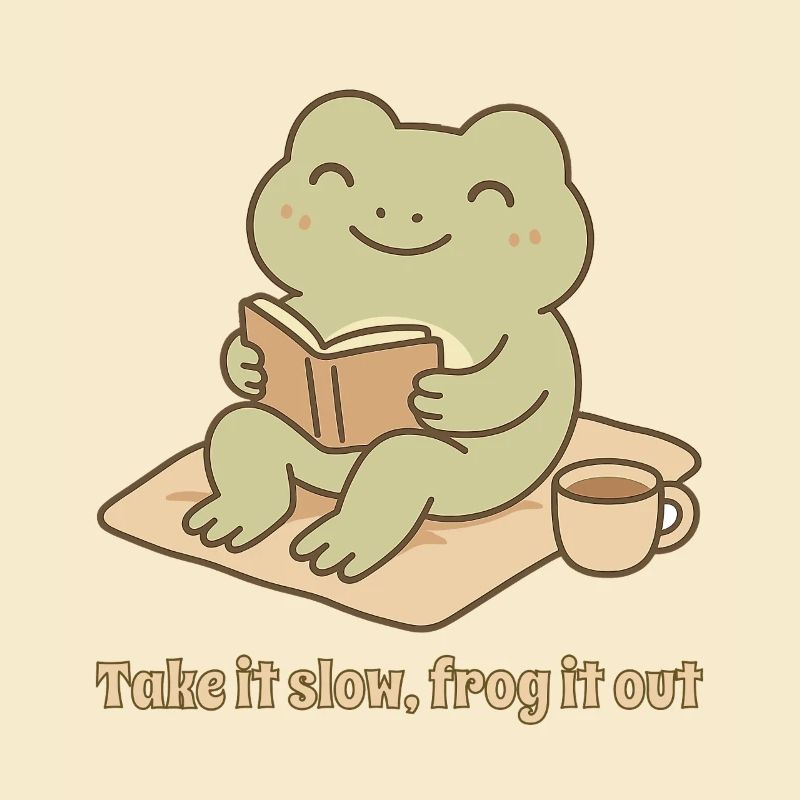 Reading Frog – Take it slow Design