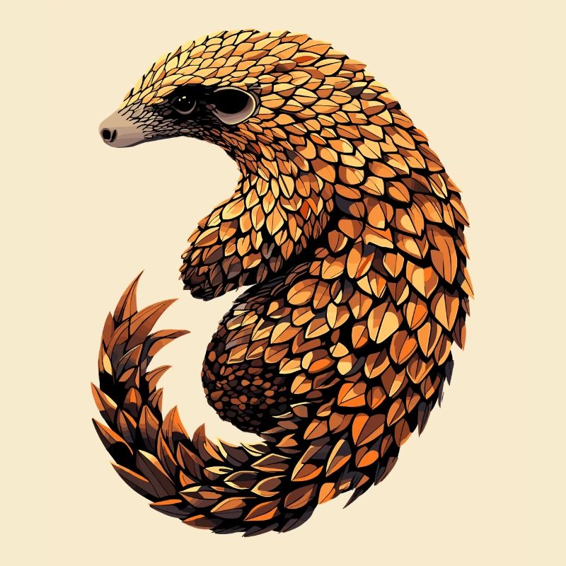 Pangolin Pangolin Pine Cone Pangolins