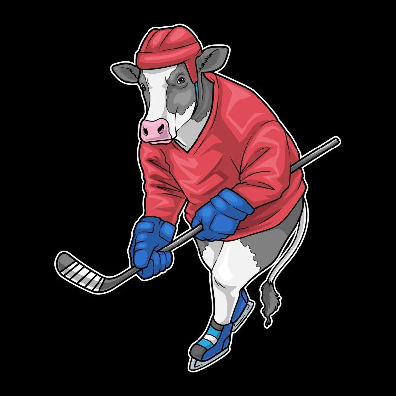 Kuh Eishockey Eishockeyschläger Sport
