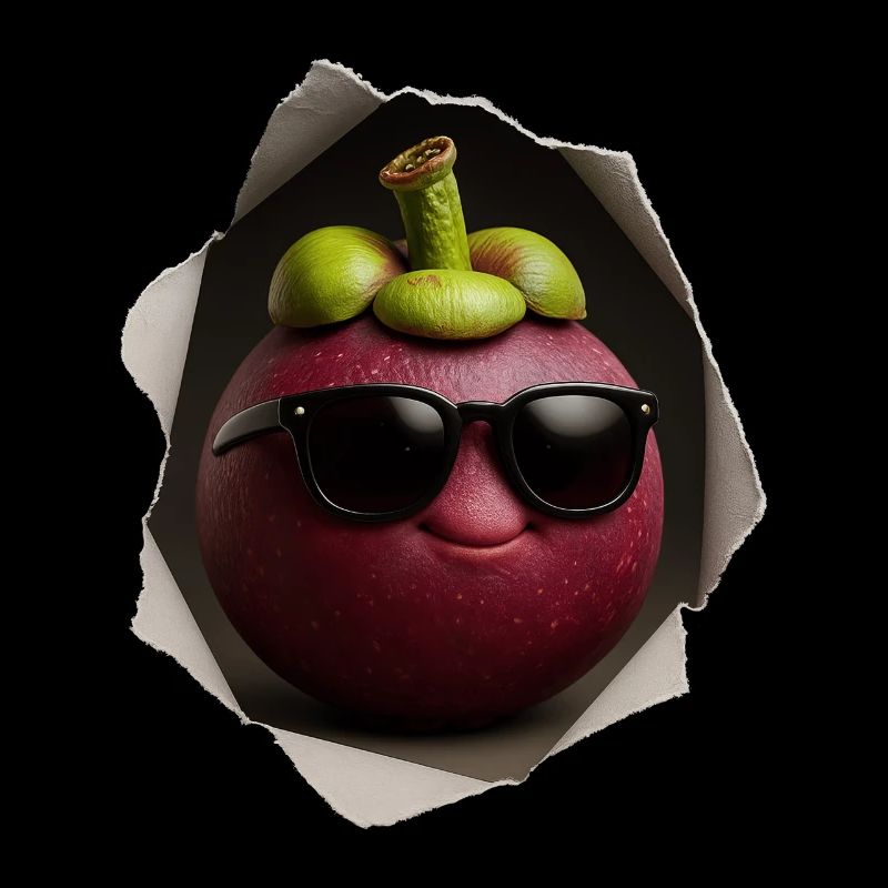 Mangoustan avec lunettes de soleil