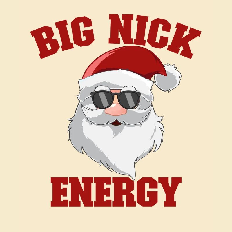 Weihnachtsmann, lustiges Weihnachten, große Nick-E