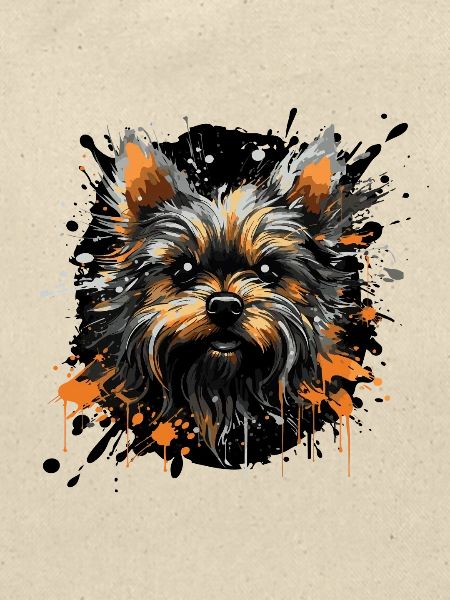 Yorkshire Terrier Splatter