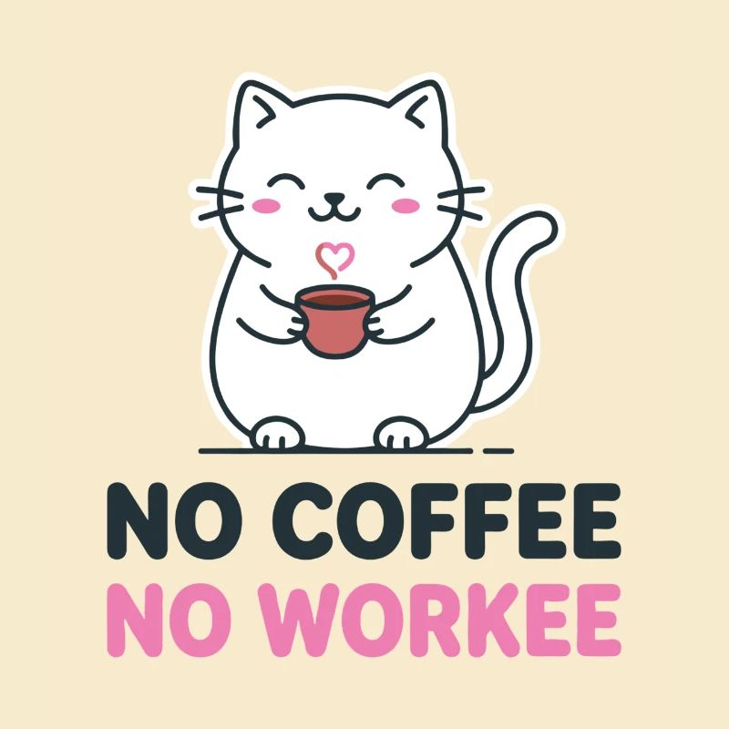 Pas de café, pas de travail.