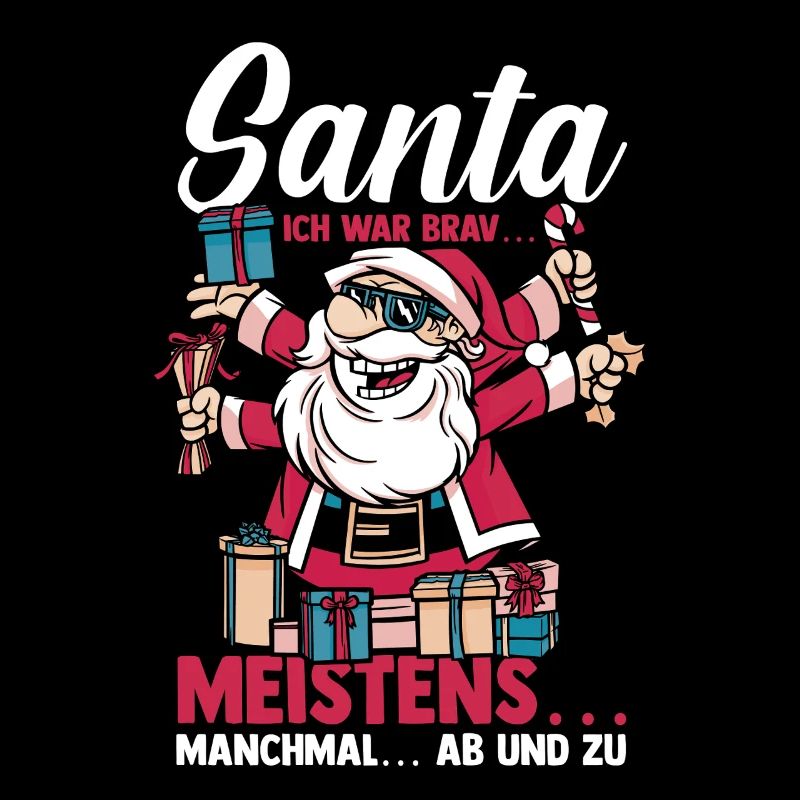 Noël du Père Noël Espiègle Noël