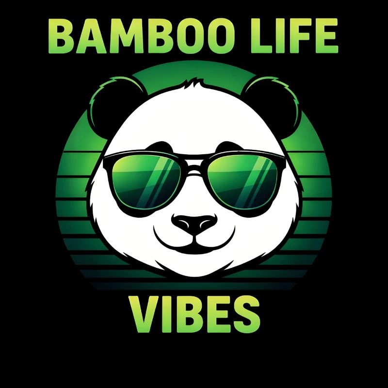 Cool Vibes de vie de panda bambou