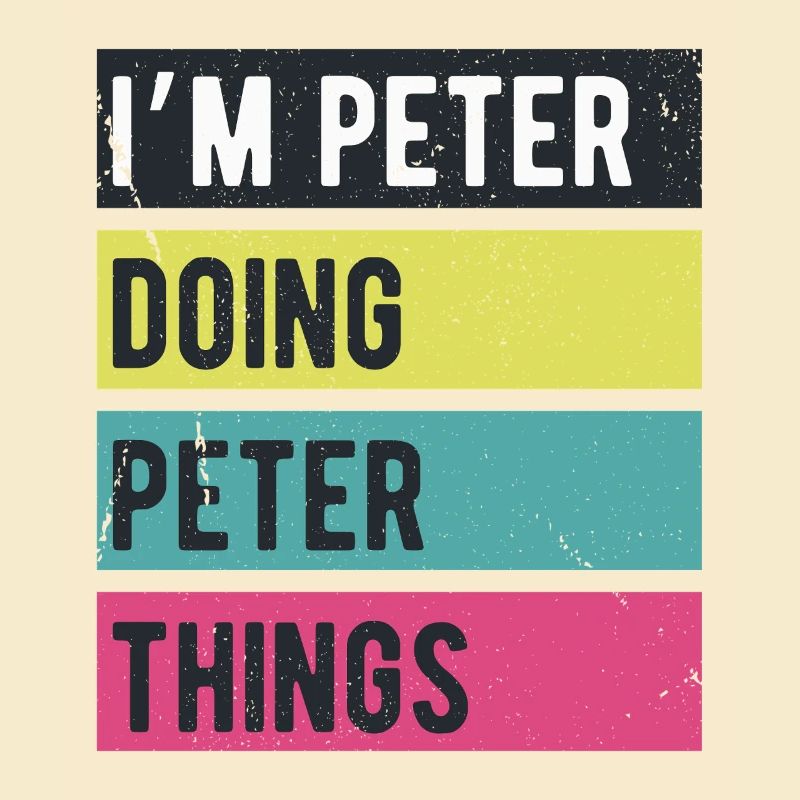 I’m Peter Doing Peter Things Retro Colors