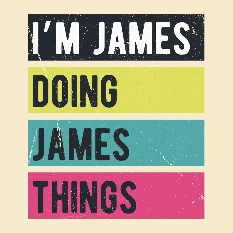 I’m James Doing James Things Retro Colors