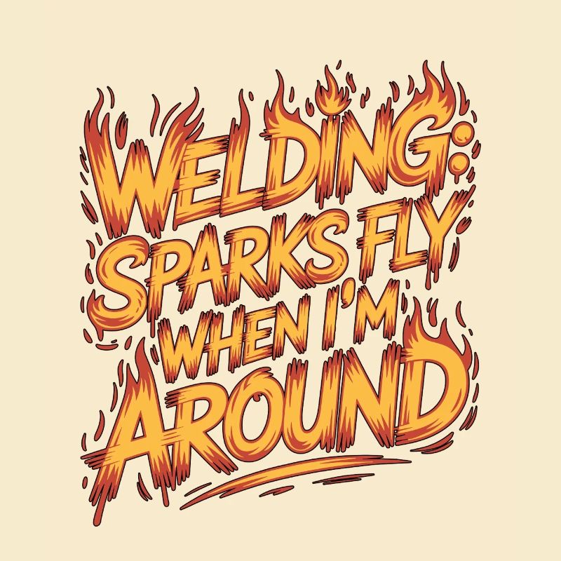 Welder Welding Sparks Fly When I'm Metalwork