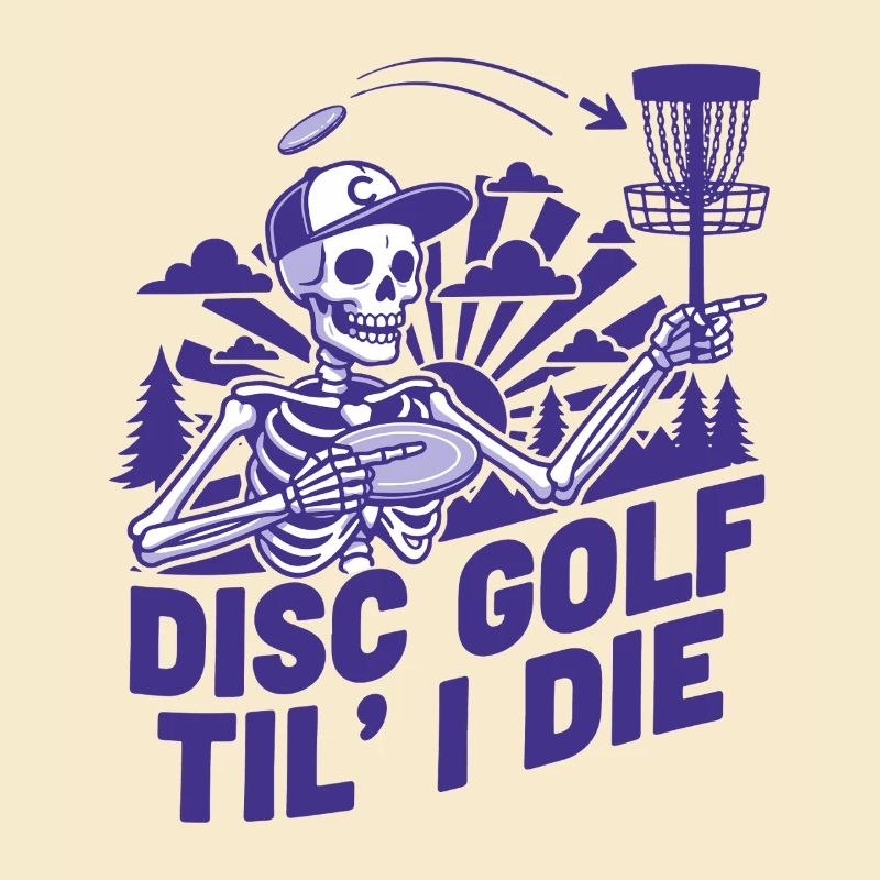 Disc Golf jusqu’à la mort Disc Golfer Drôle Disc Disc Flying Disc