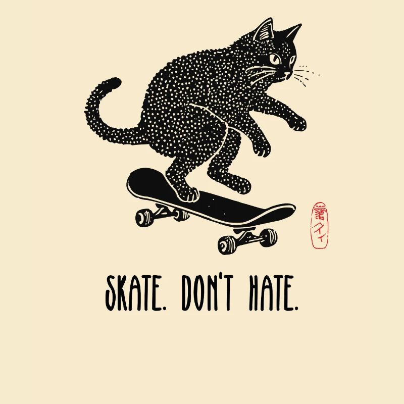 Skate, Don't Hate Kitten
