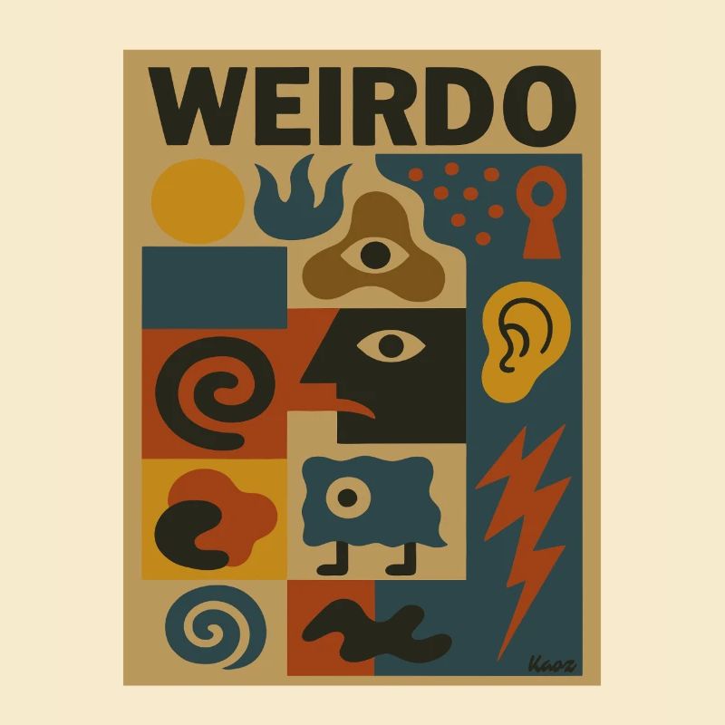 Weirdo Kaleidoscope Pattern