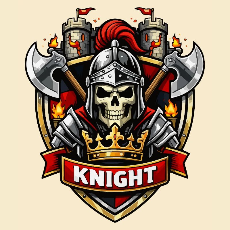 Crusader Skull Emblem