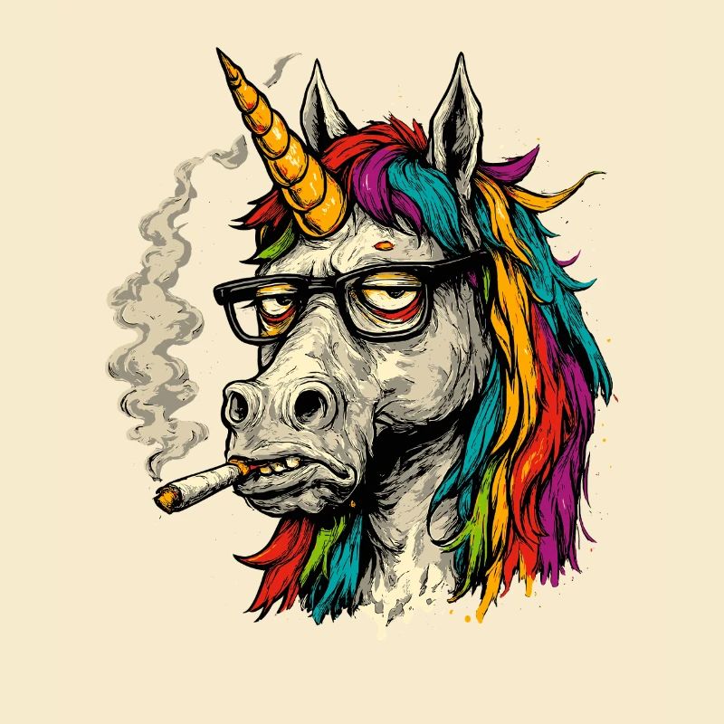 Regenbogen Einhorn cooler Bruder