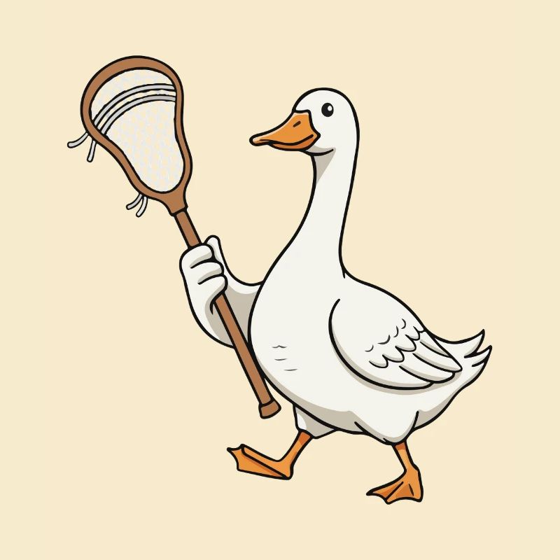 Lacrosse Duck with Net