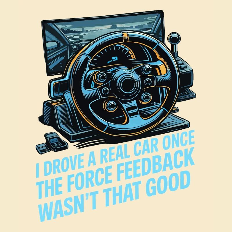 Ich bin einmal ein echtes Auto gefahren, das Force