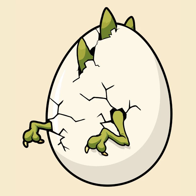 Ostern mit gebrochener Eiblüte