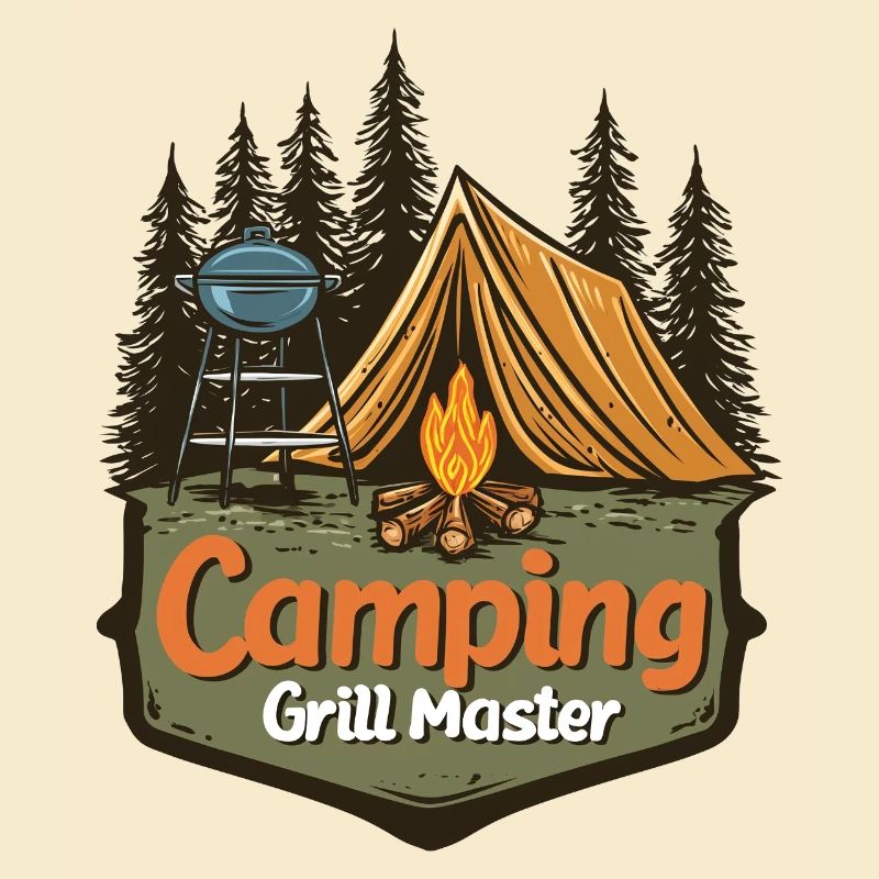 Camping Grillen Spruch Camping Grill Master Camper