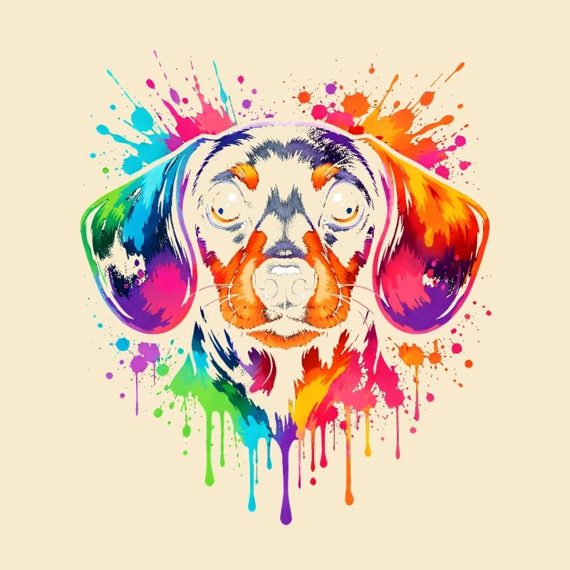 Teckel teckel | Chien Pop Art