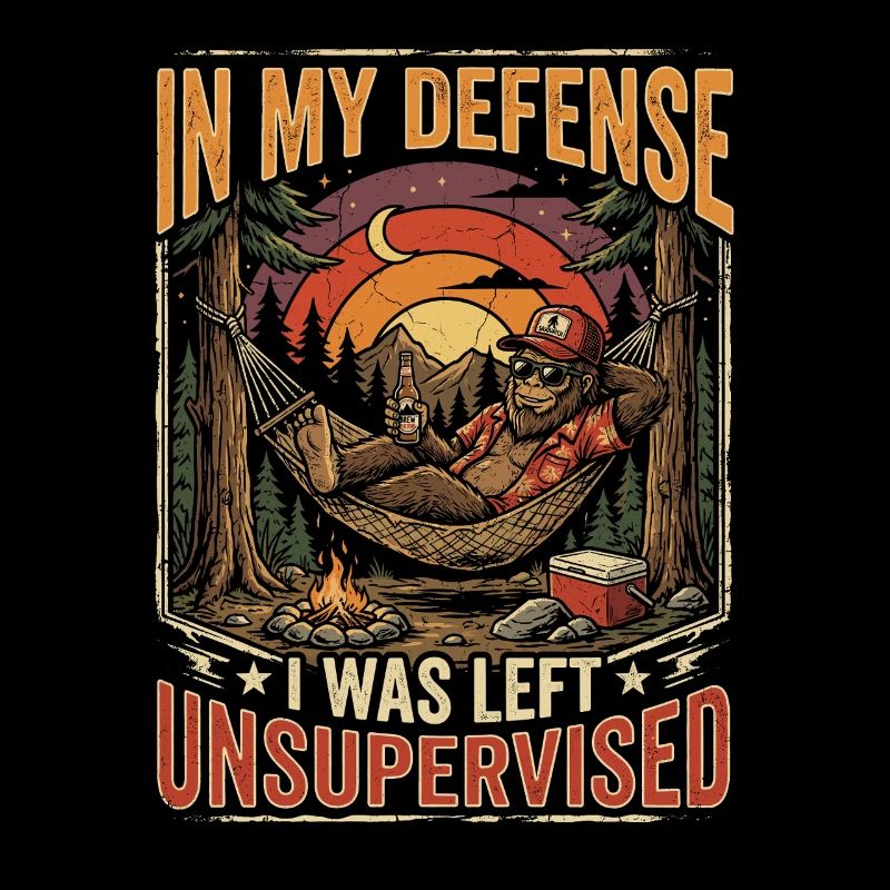 Sans surveillance dans la forêt – Humour de camping