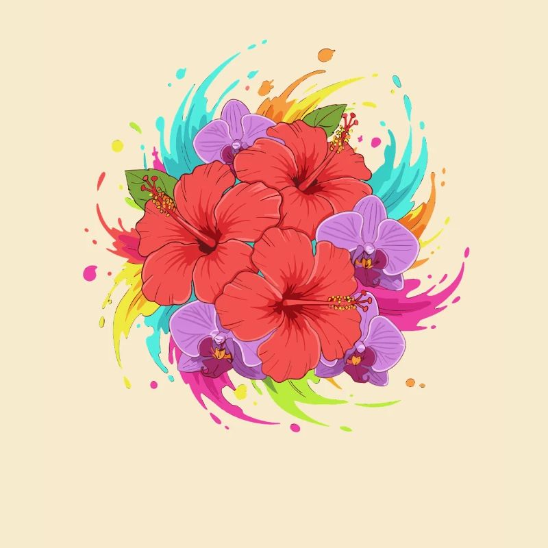 Hibiscus color explosion