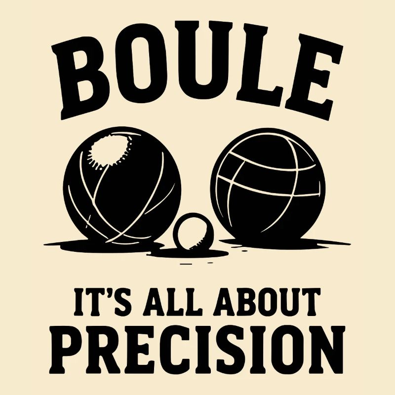 La boule de boule, c’est tout un sport de pétanque de précision