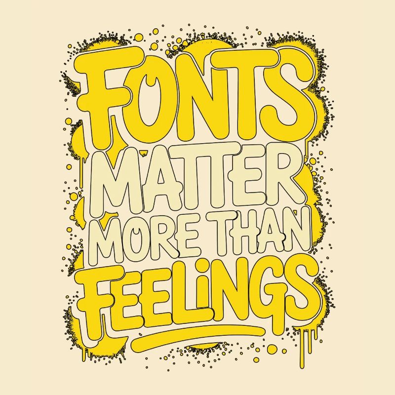 Les polices de designer d’impression comptent plus Graphiste