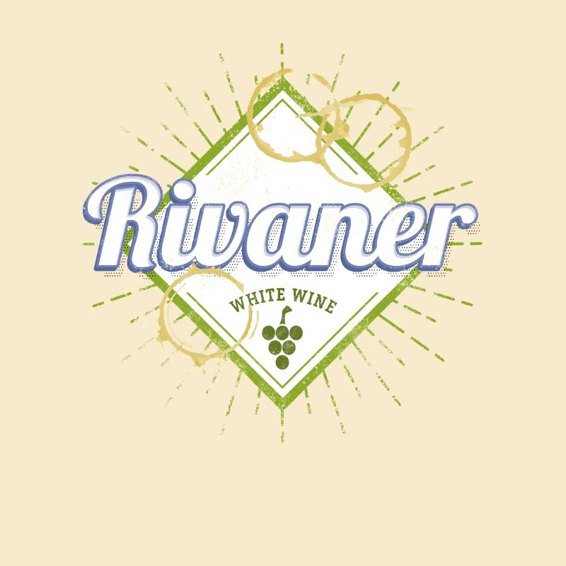 Rivaner Vine Vintage Wine Drinker and Winemaker Design