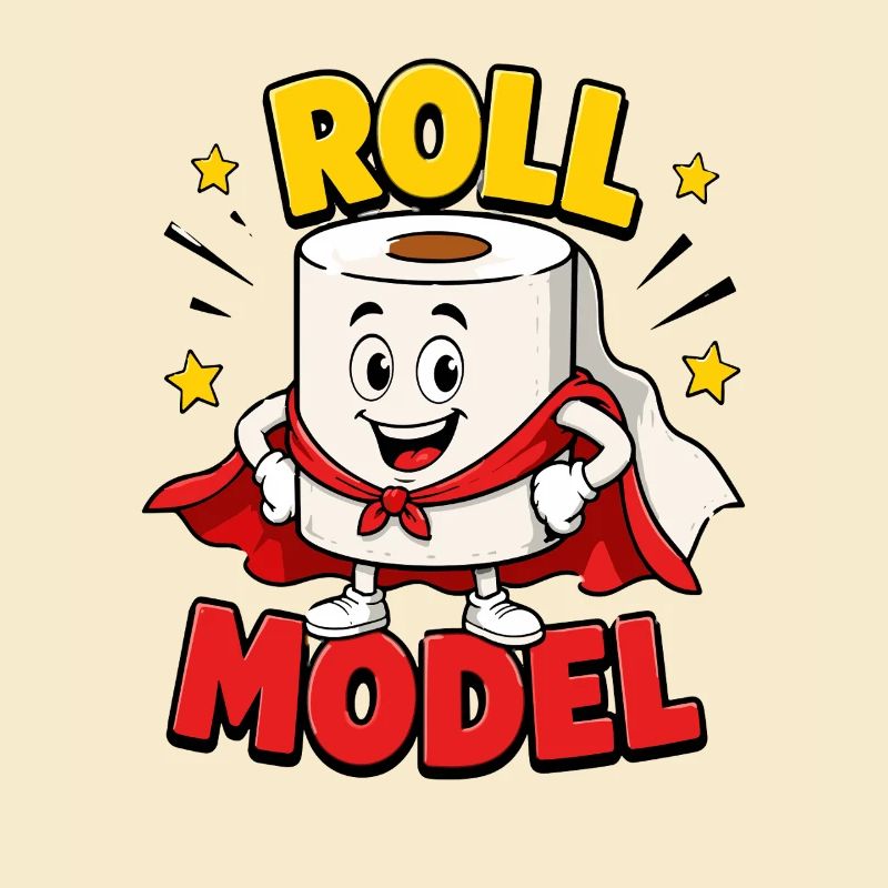 Roll Model Lustiger Toilettenpapier Superheld