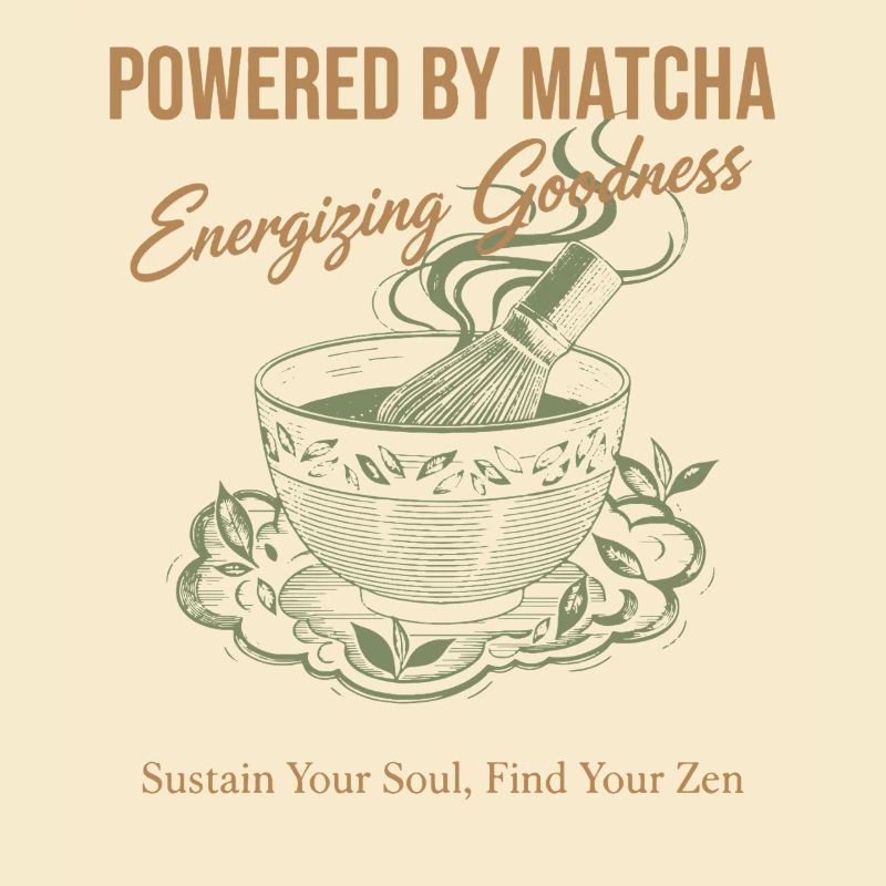 Powered By Matcha Energizing Goodness Zen Tea