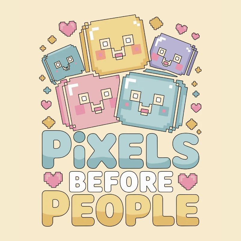 Graphiste Pixels avant Designer de marque