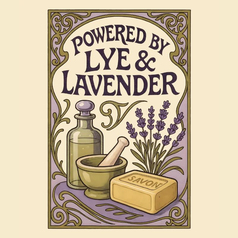 Lye & Lavender | Soap boiling