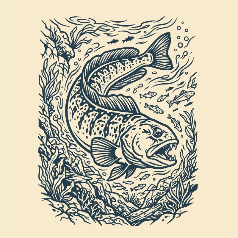 Sea Wolf | Loach | Underwater fish