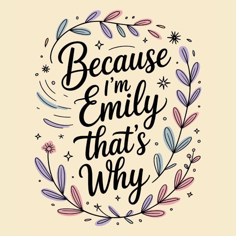 Weil Ich Emily Bin Darum Because Im Emily