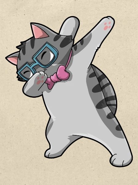 Nerd Katze Dab