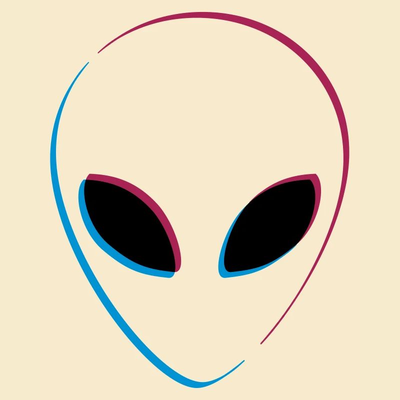 3D effect alien