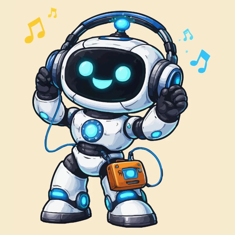 DJ robot spatial avec casque