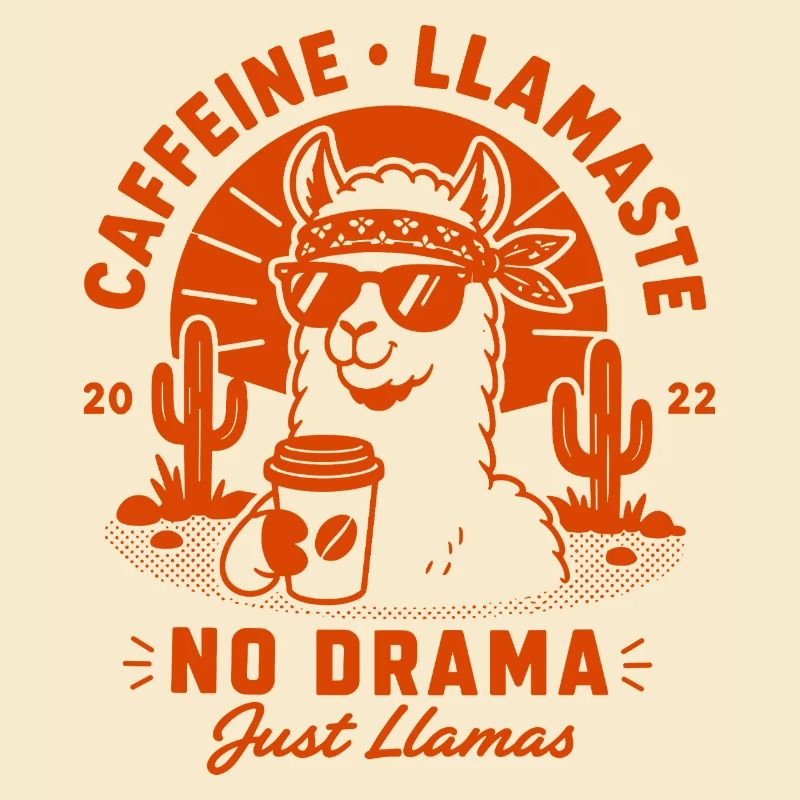 No Prob Llama Chill Spruch
