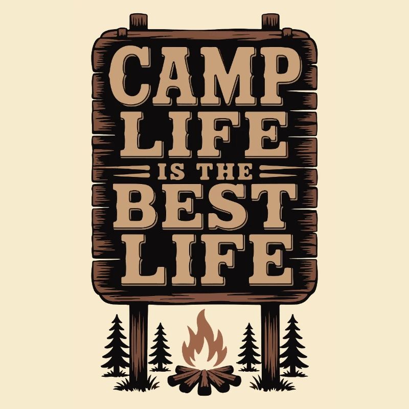 Das Camp-Leben ist das beste Leben