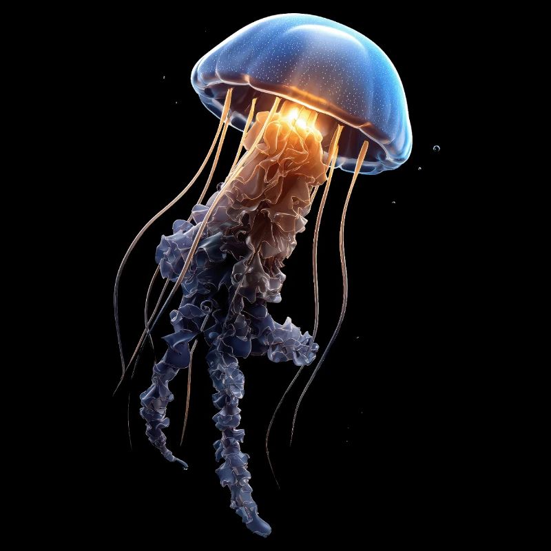 Méduse Méduse de feu Méduse Méduse mignonne