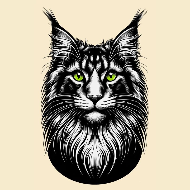 Chat Struwwavy | Visage de chat trapu