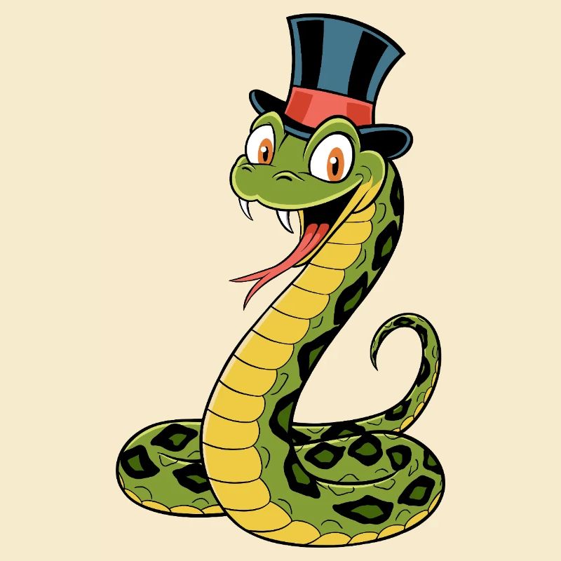 Serpent élégant