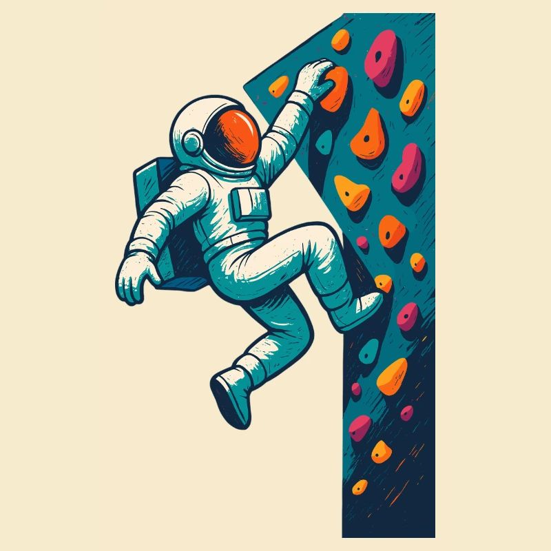 Bouldering Astronaut Hovering Easy Climbing Gesche