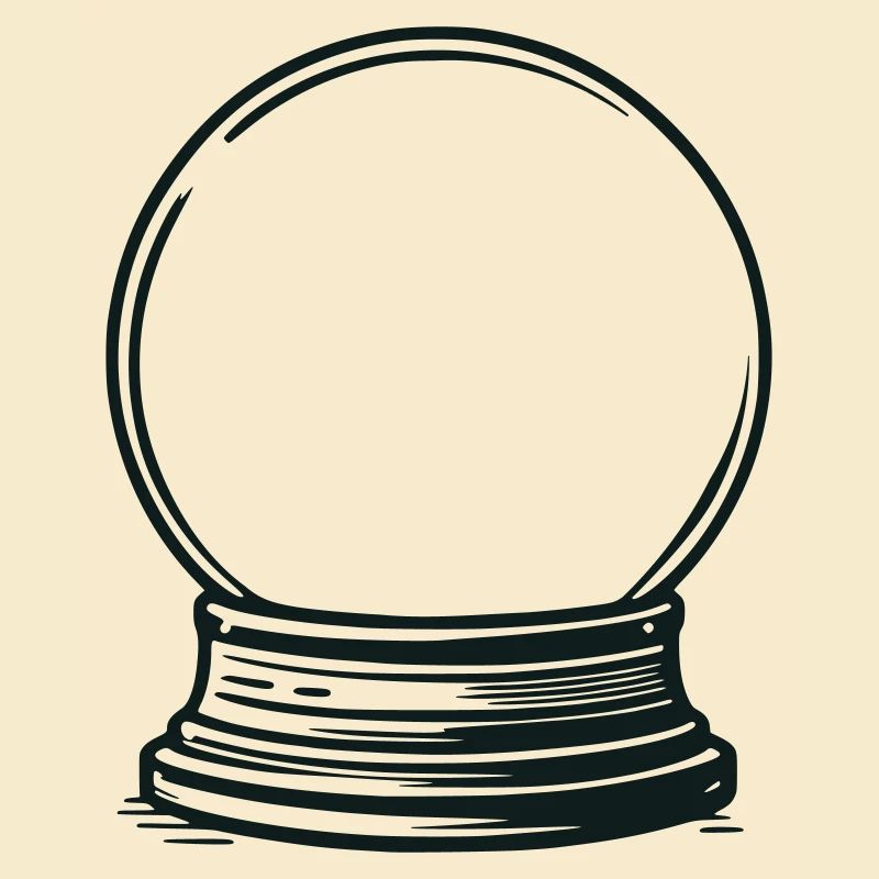 Snow globe empty