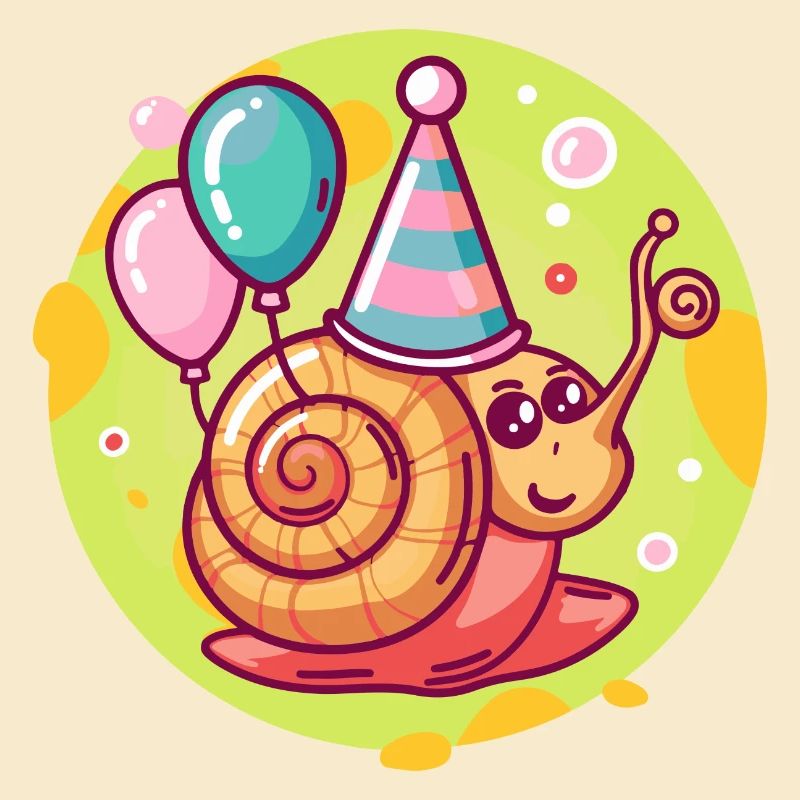 Schnecke Geburtstag Comic