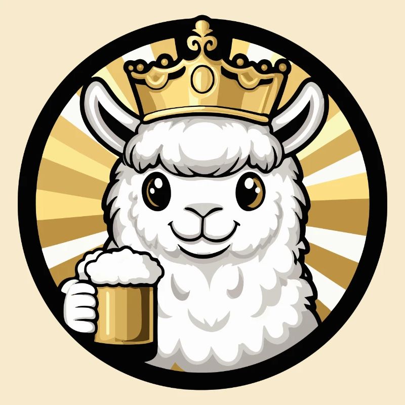 Alpaca Llama Beer Comic