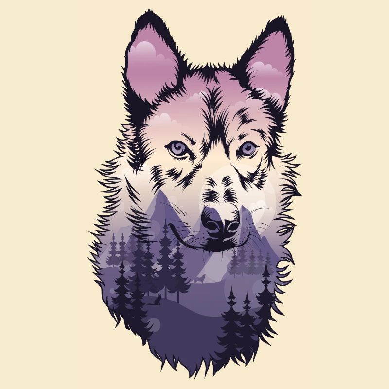 Wolf Shepherd Dog